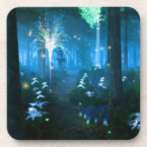 Phantastes: Night in Fairy Land Cork Coasters