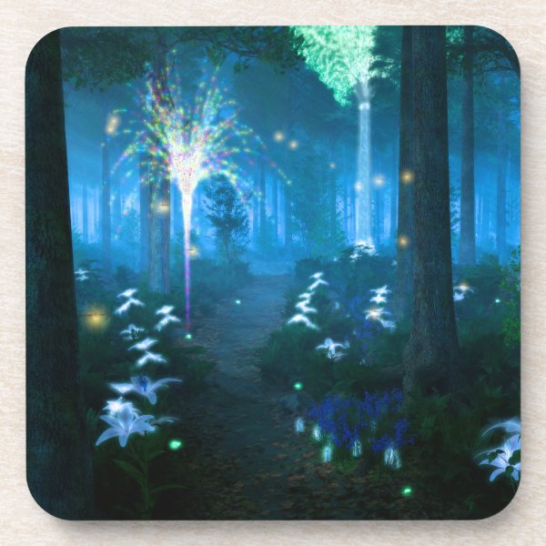 Phantastes: Night in Fairy Land Cork Coasters