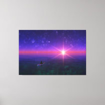 Phantastes: On the Sea Canvas Print