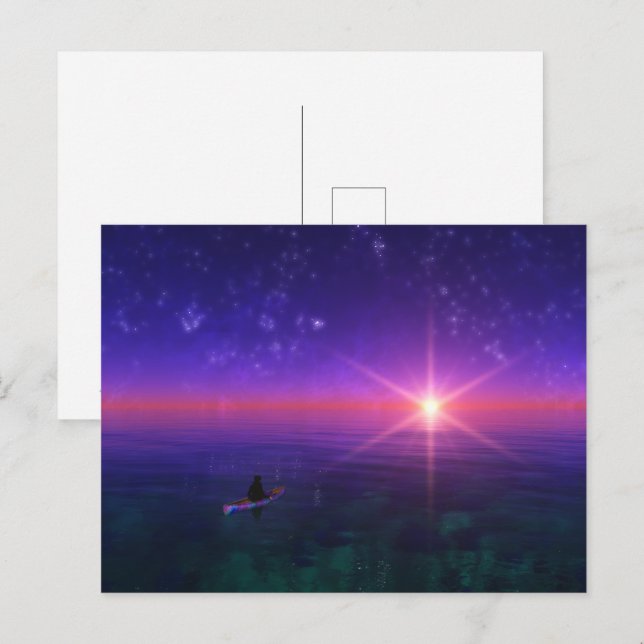 Phantastes: On the Sea Postcard (Front/Back)