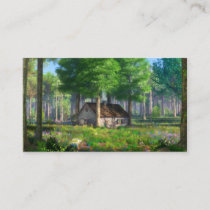 Phantastes: The Forest Cottage Bookmarks Business Card