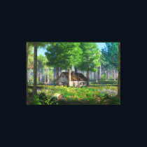 Phantastes: The Forest Cottage Canvas Print