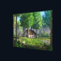Phantastes: The Forest Cottage Canvas Print