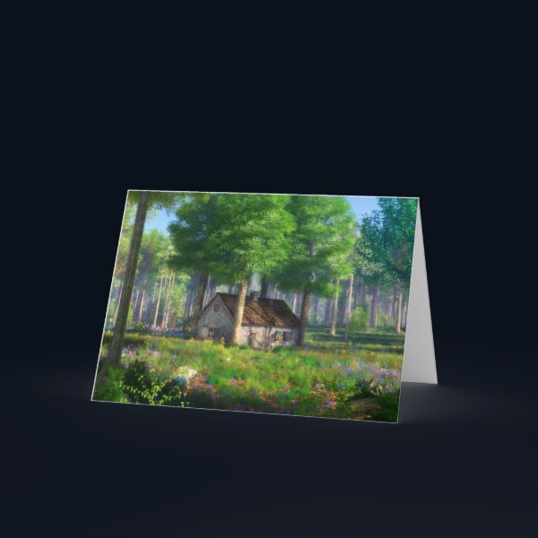 Phantastes: The Forest Cottage Card