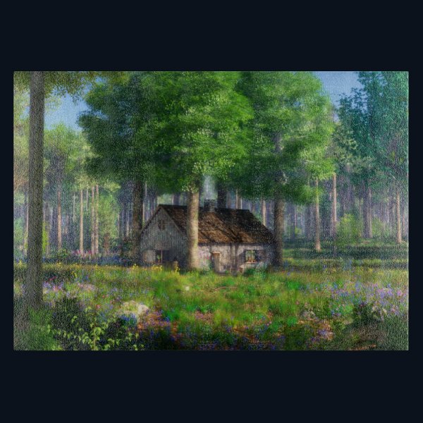 Phantastes: The Forest Cottage Cutting Board