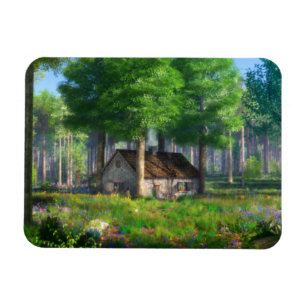Phantastes: The Forest Cottage Flexible Magnet