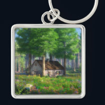 Phantastes: The Forest Cottage Keychain