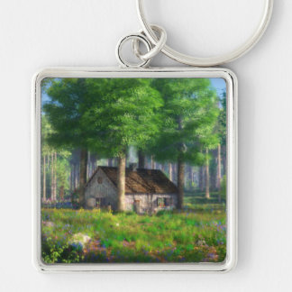 Phantastes: The Forest Cottage Keychain