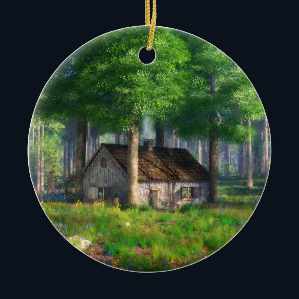 Phantastes: The Forest Cottage Ornament