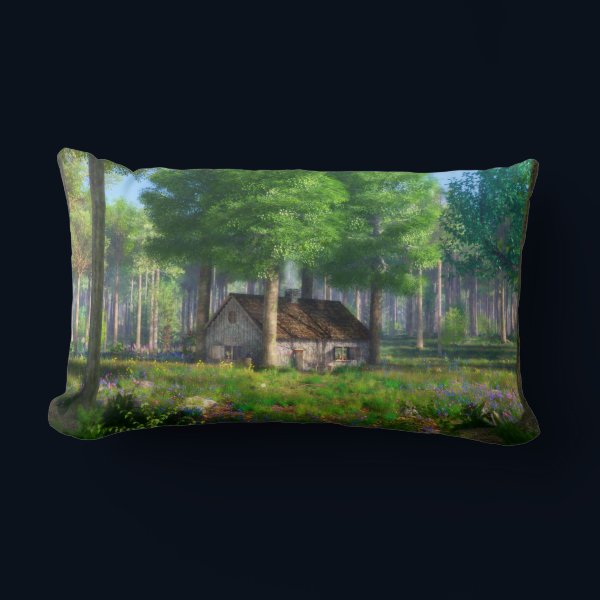 Phantastes: The Forest Cottage Pillow