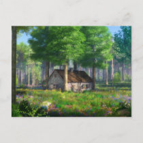 Phantastes: The Forest Cottage Postcard