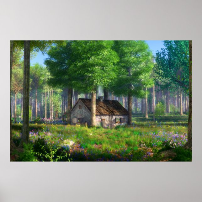 Phantastes: The Forest Cottage Print (Front)
