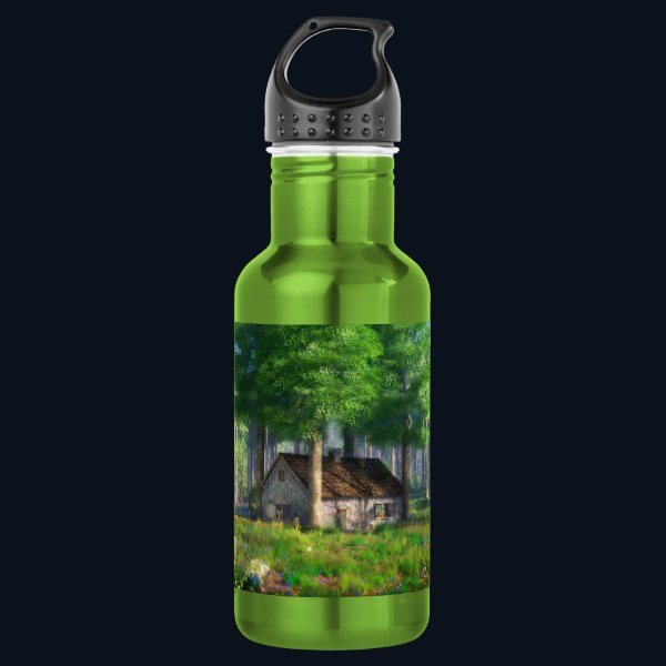 Phantastes: The Forest Cottage Water Bottle
