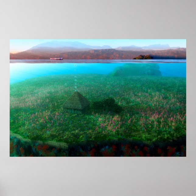 Phantastes: The Island Cottage Print (Front)