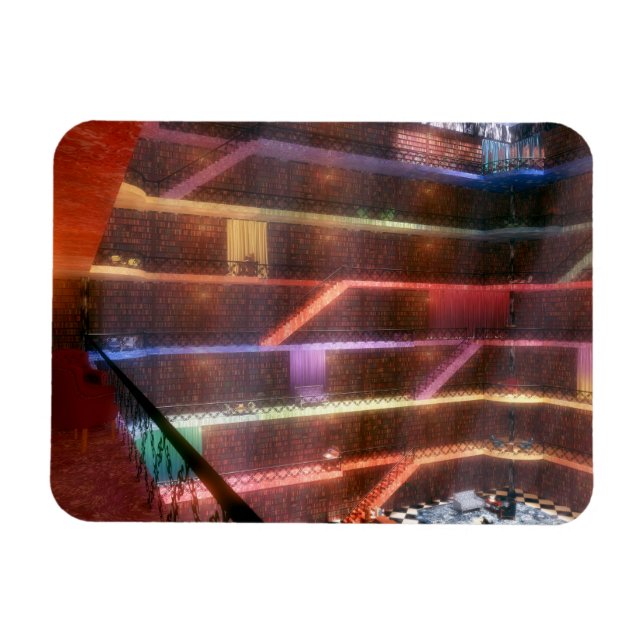 Phantastes: The Palace Library Flexible Magnet (Horizontal)