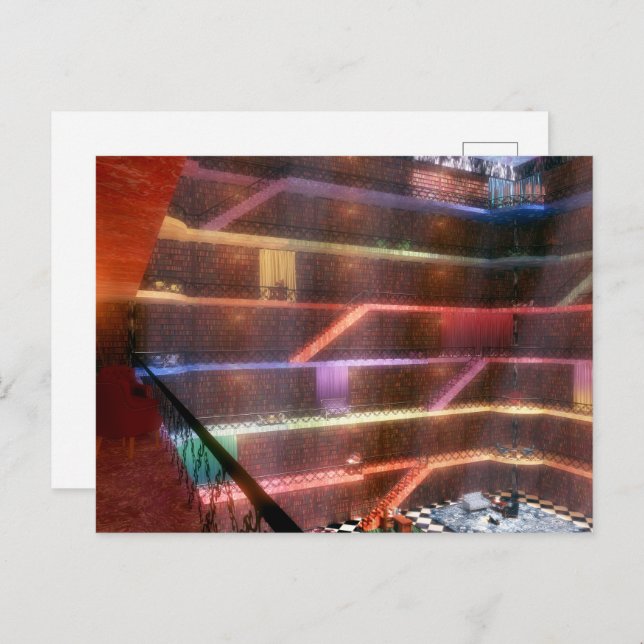 Phantastes: The Palace Library Postcard (Front/Back)