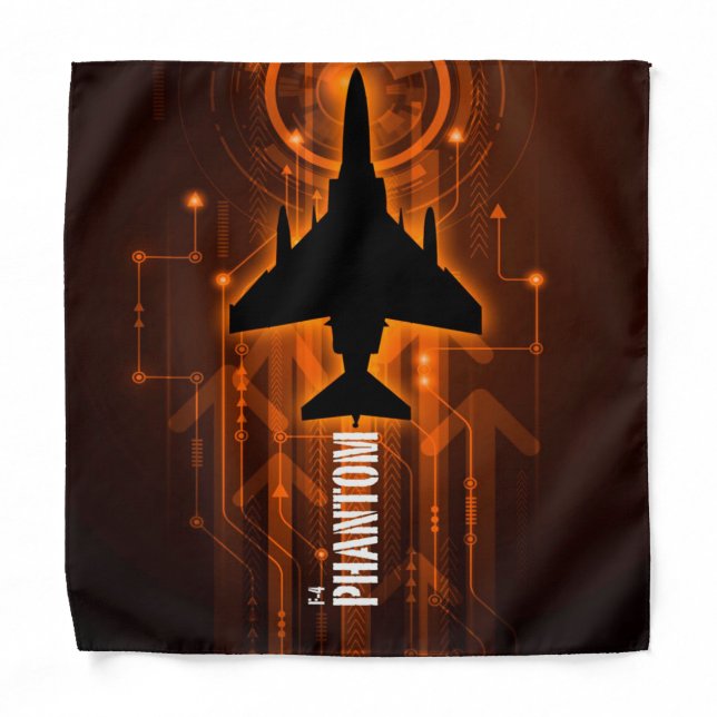 Phantom digital aviation artwork bandana (Front)