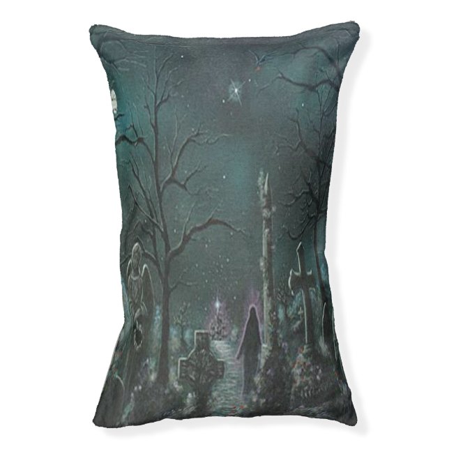 Phantom Graveyard Dog Bed (Front Vertical)