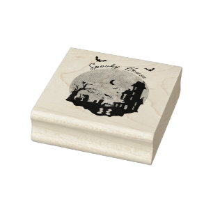 Phantom Home Décor by Hauntingly Fun Rubber Stamp