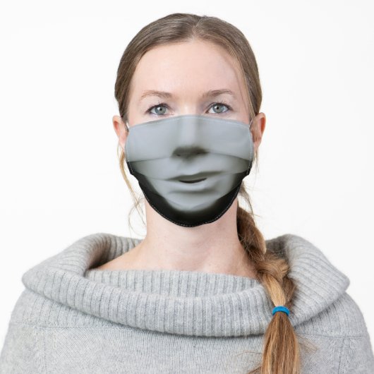 Phantom Mannequin Adult Cloth Face Mask (Worn)