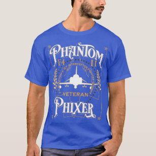 Phantom Phixer F4 Phantom II Aircraft Maintainer V T-Shirt