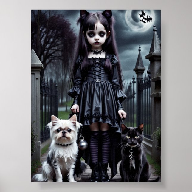 Phantom Portraits: Realistic Haunting Depiction Poster (Front)