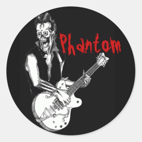 Phantom Sticker Classic Round Sticker
