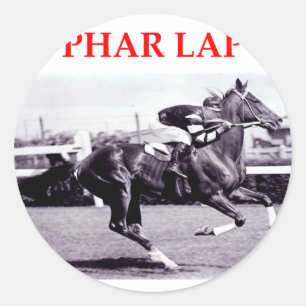 phar lap classic round sticker