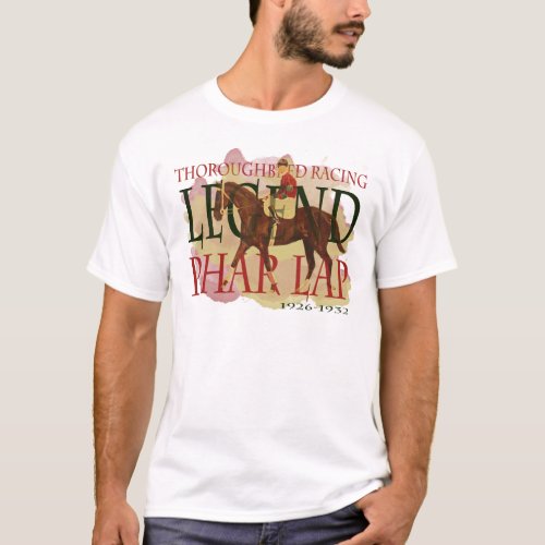 Phar Lap _ Thoroughbred Horse Racing Legend T_Shirt