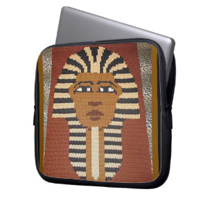 Pharaoh Artisan Crochet Print Electronics Bag