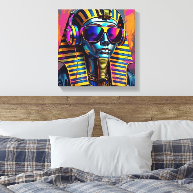 PHARAOH COOL 2 CANVAS PRINT (Insitu(Bedroom))