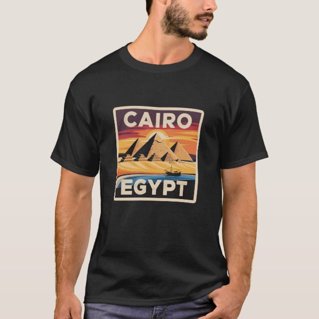 Pharaoh Culture Travel Design T-Shirt (Front)