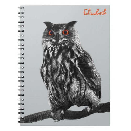 Pharaoh Eagle Owl Notebook
