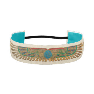Pharaoh Egyptian Folk Art Athletic Headband