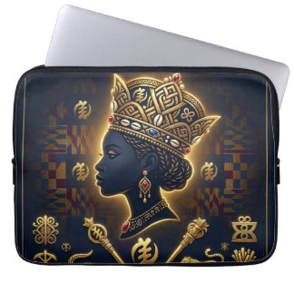 Pharaoh Energy Ancient African King Modern Art  Laptop Sleeve