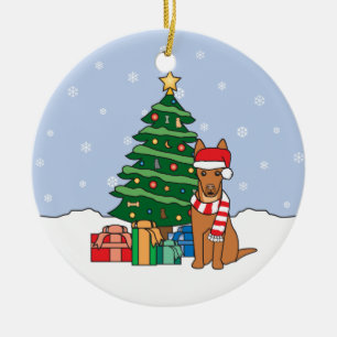 Pharaoh Hound Christmas Ornament