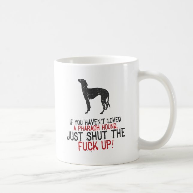 Pharaoh Hound Coffee Mug (Right)