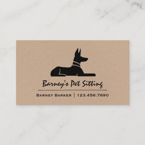 Pharaoh Hound Egyptian Hieroglyph Dog Business Card