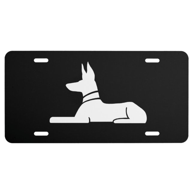 Pharaoh Hound License Plate (Front)