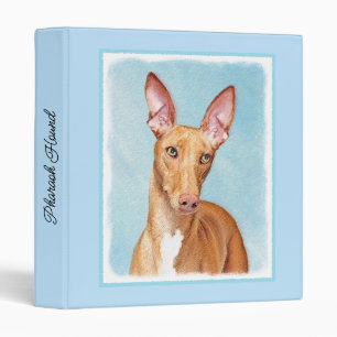 Pharaoh Hound Painting - Cute Original Dog Art 3 R Ring Binder