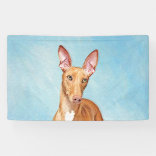 Pharaoh Hound Painting - Cute Original Dog Art Banner