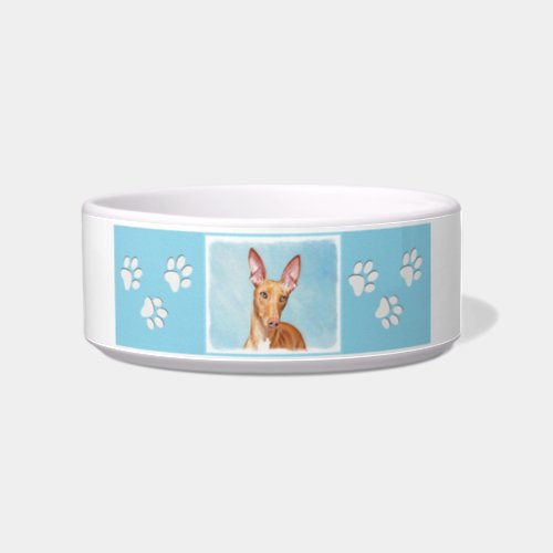 Pharaoh Hound Painting _ Cute Original Dog Art Bowl