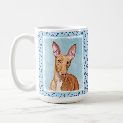 Pharaoh Hound Painting _ Cute Original Dog Art Coffee Mug