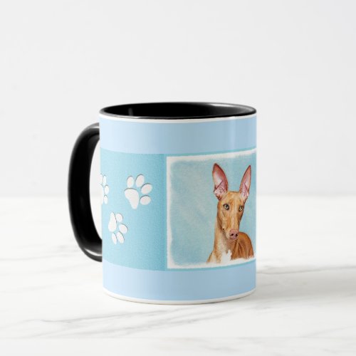 Pharaoh Hound Painting _ Cute Original Dog Art Mug