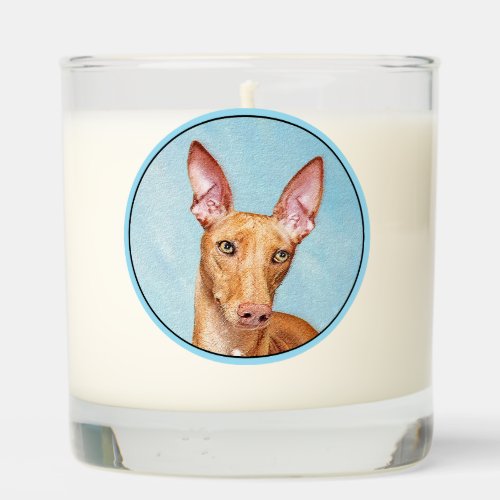 Pharaoh Hound Painting _ Cute Original Dog Art Scented Candle