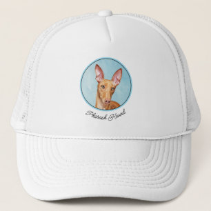 Pharaoh Hound Painting - Cute Original Dog Art Trucker Hat