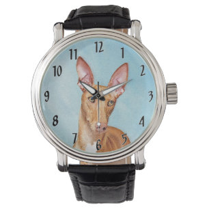 Pharaoh Hound Painting - Cute Original Dog Art Watch