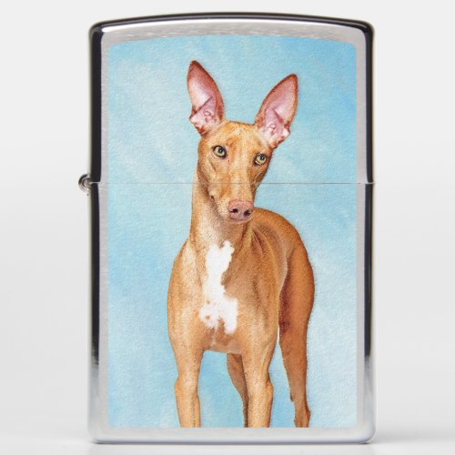 Pharaoh Hound Painting _ Cute Original Dog Art Zippo Lighter