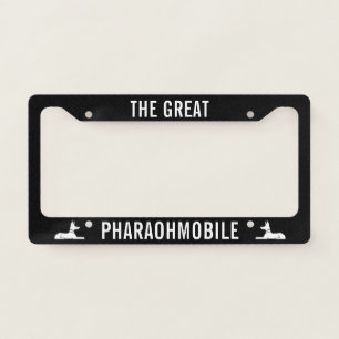 Pharaoh Hounds Pharaohmobile Dogs Custom License Plate Frame