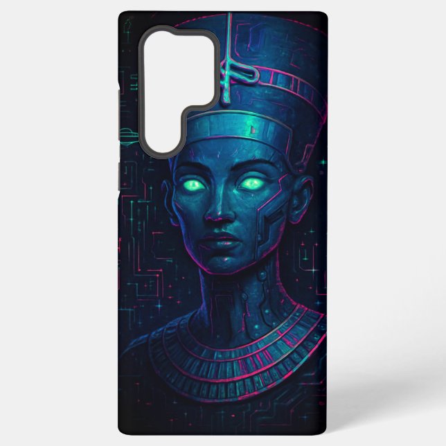 Pharaoh in Space samsung Case - Mystical Egyptian  (Back)